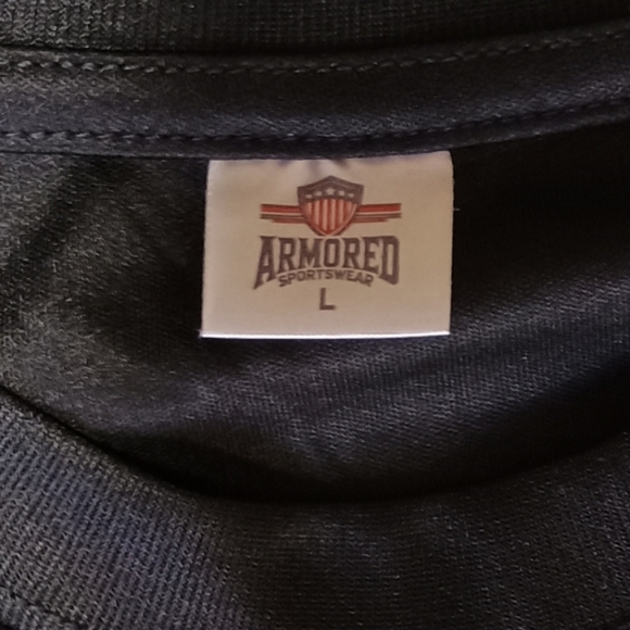 Armored Sportswear Let Freedom Ring Black Long Sleeve Shirt - Picture 2 of 3